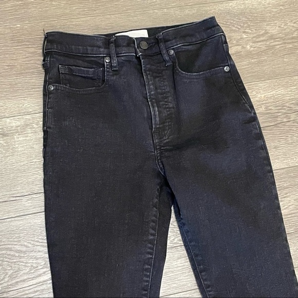 Everlane High Rise Washed black Stretch Skinny jeans Size 28. - Picture 7 of 11